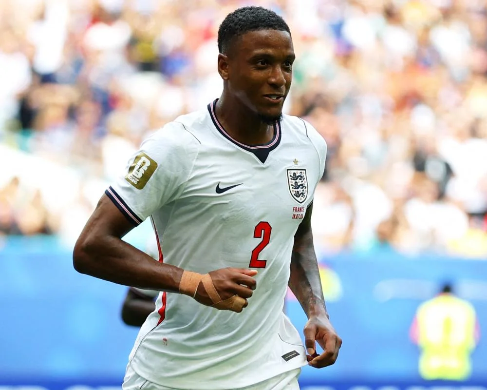 Ezri Konsa in Aston Villa action during Premier League match