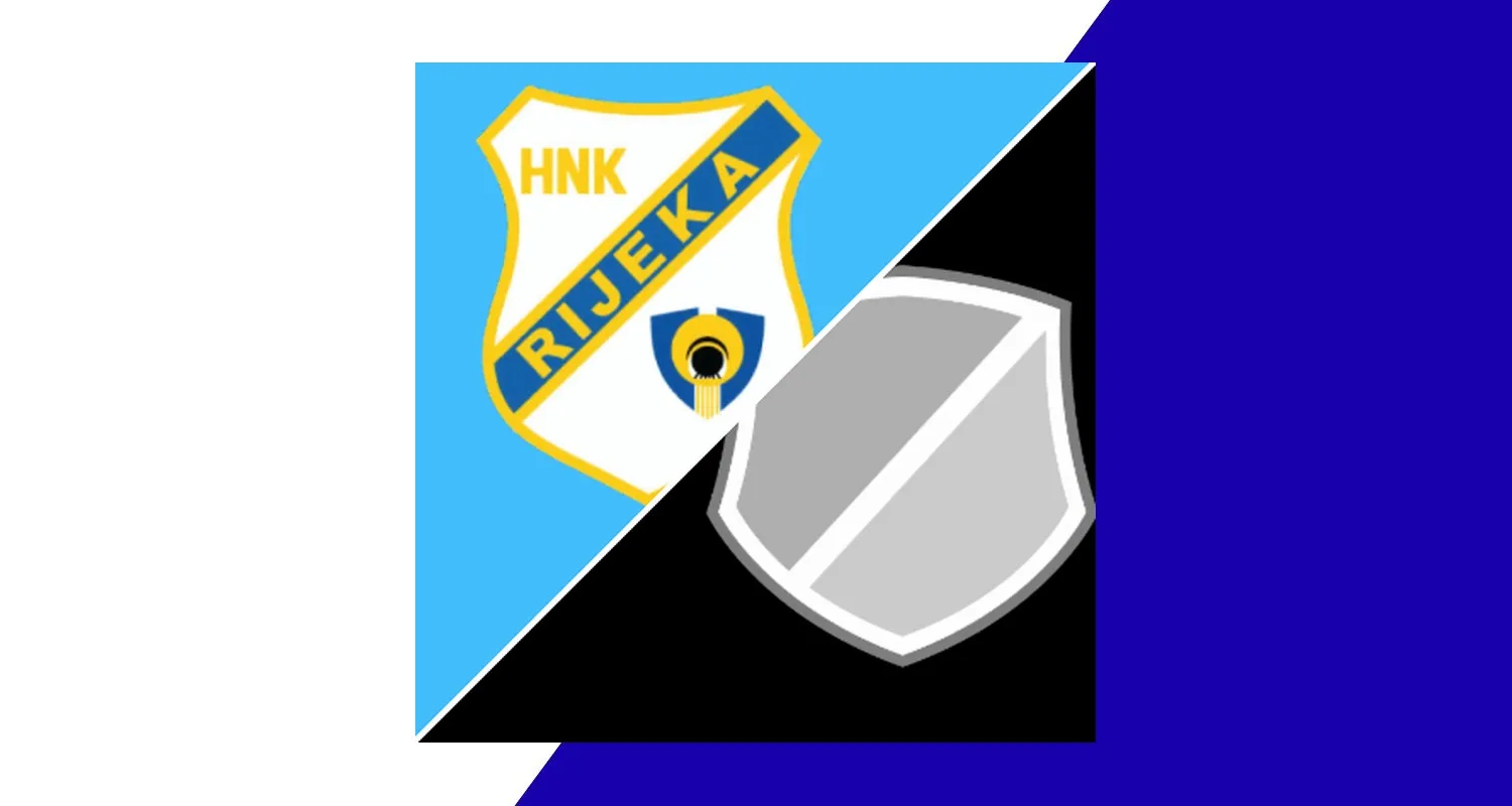 Rijeka players training ahead of the UEFA Conference League Qualifying match.